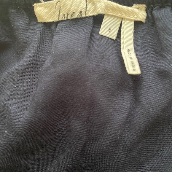 Anthropologie FLOREAT Starlit Off Shoulder Top Small Fairycore Whimsical - Picture 5 of 13